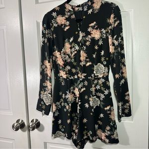 Floral print jumpsuit